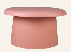 Trädgårdsbord ljus terrakotta - h38 cm ø66
