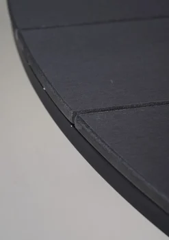 Trädgårdsbord svart - 73 cm ø110