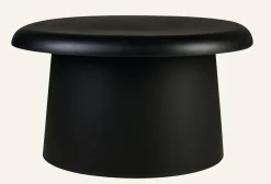 Trädgårdsbord svart - h38 cm ø66