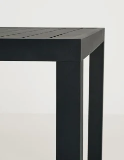 Trädgårdsbord svart - 180x90x74,5 cm