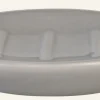 Tvålkopp grå - 12,2x8,5x2,5 cm