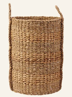 Tvättkorg natur - H50cm Ø37cm