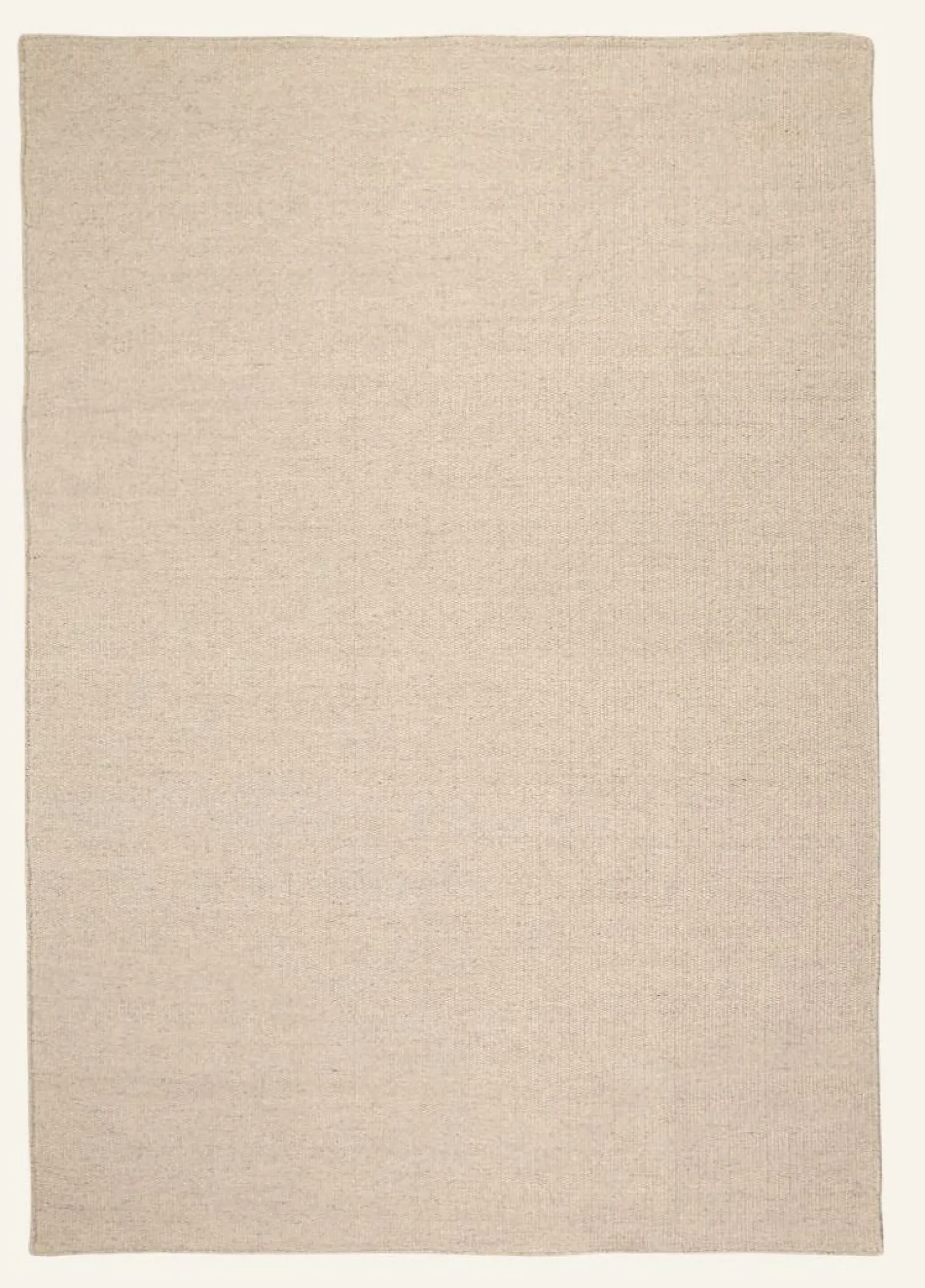 Ullmatta ljusbeige - 200x300 cm