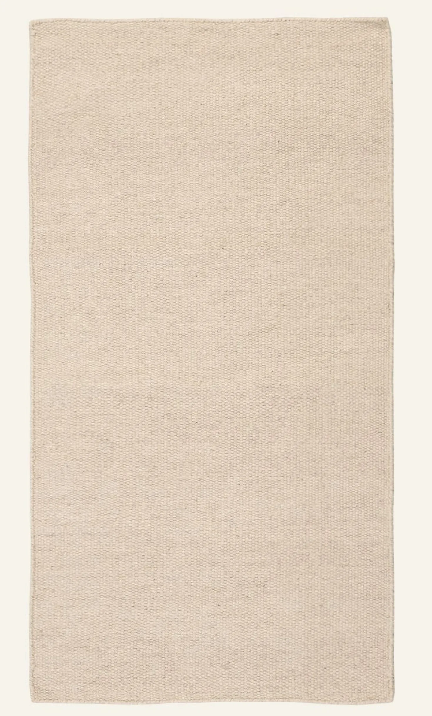 Ullmatta ljusbeige - 80x150 cm