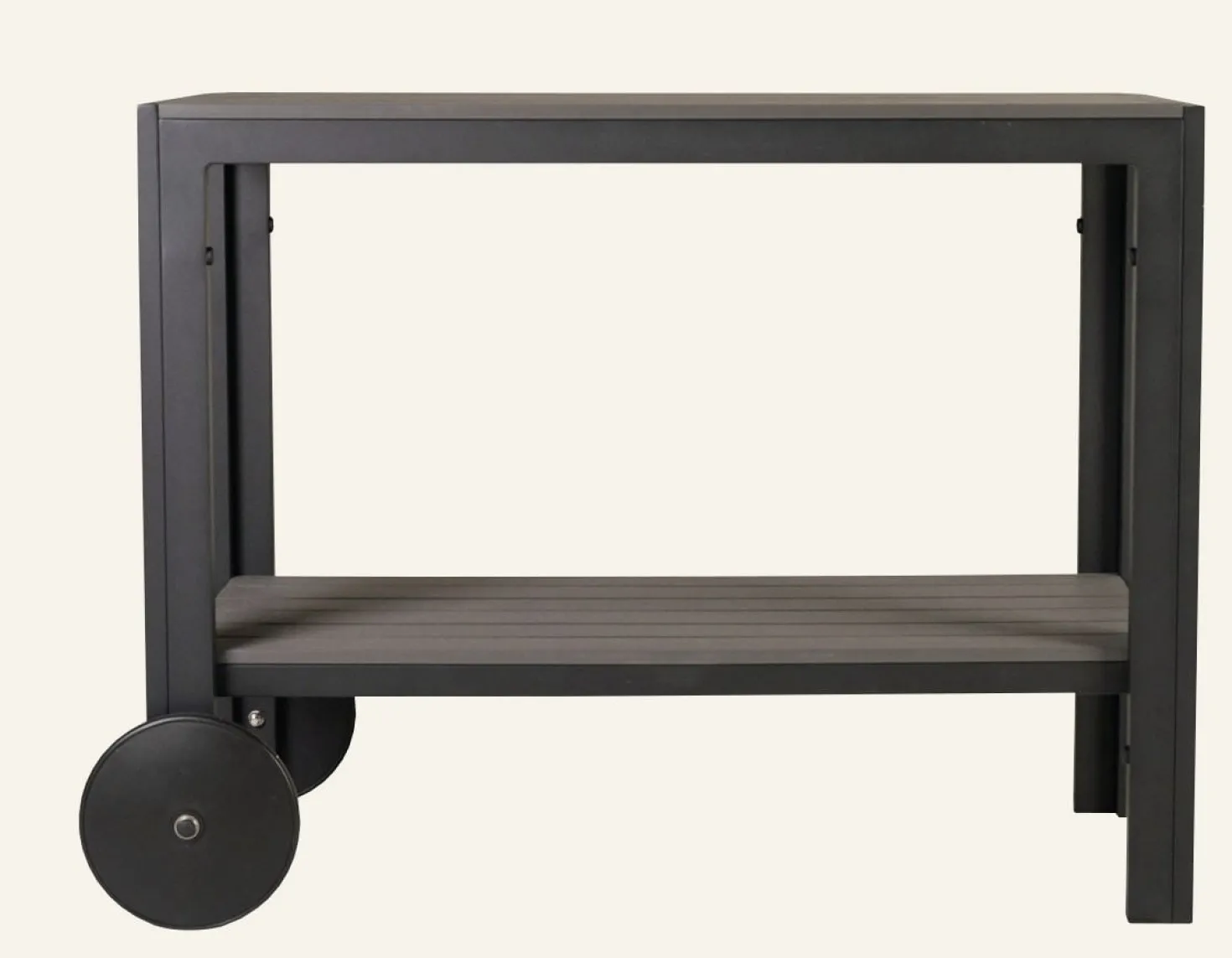Vagnbord svart - 100x45x74 cm