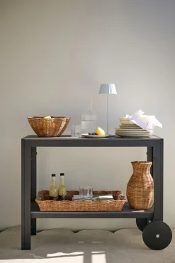 Vagnbord svart - 100x45x74 cm