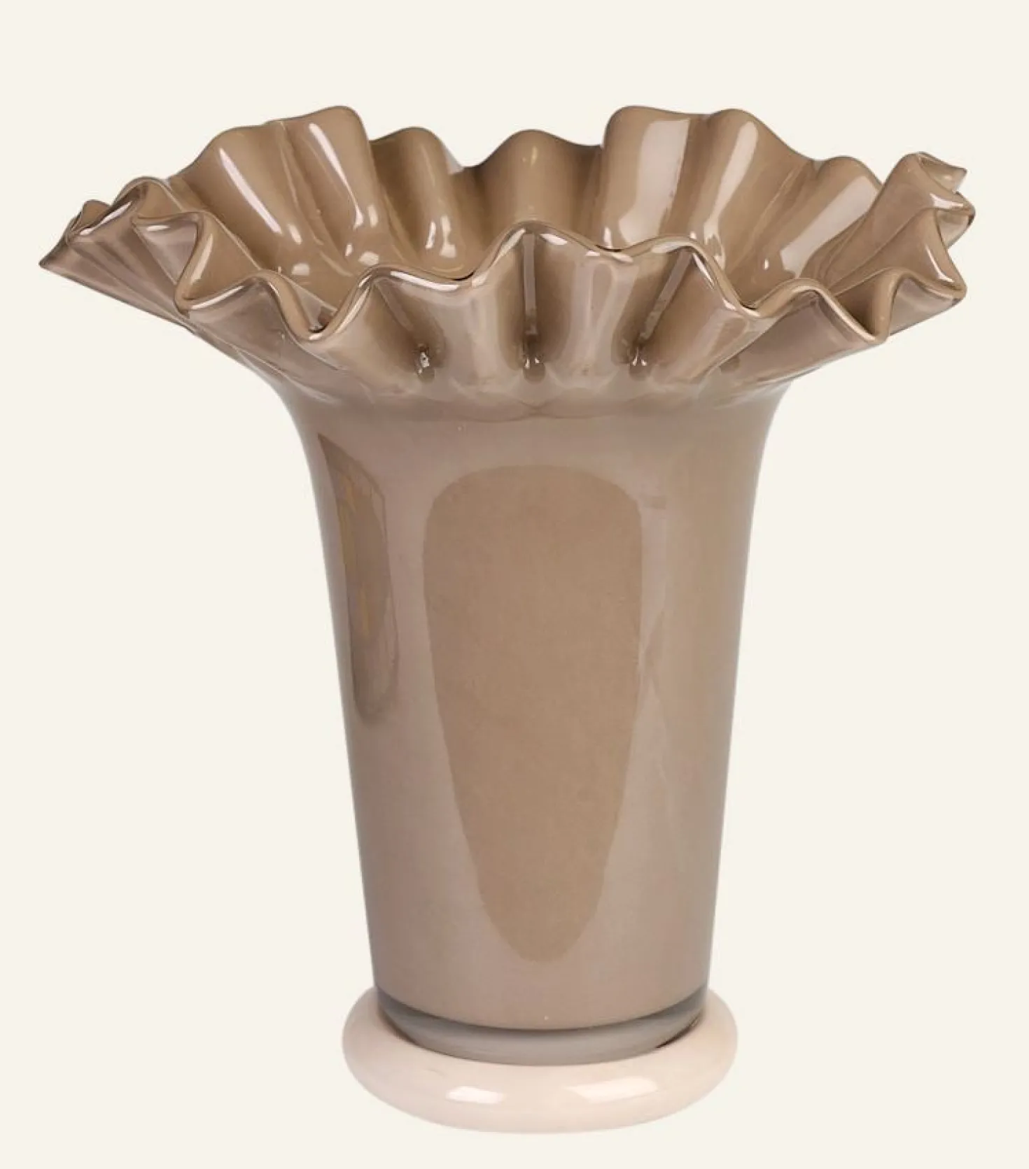 Vas taupe - 24x24x25,5 cm