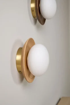 Vägglampa natur - ø20
