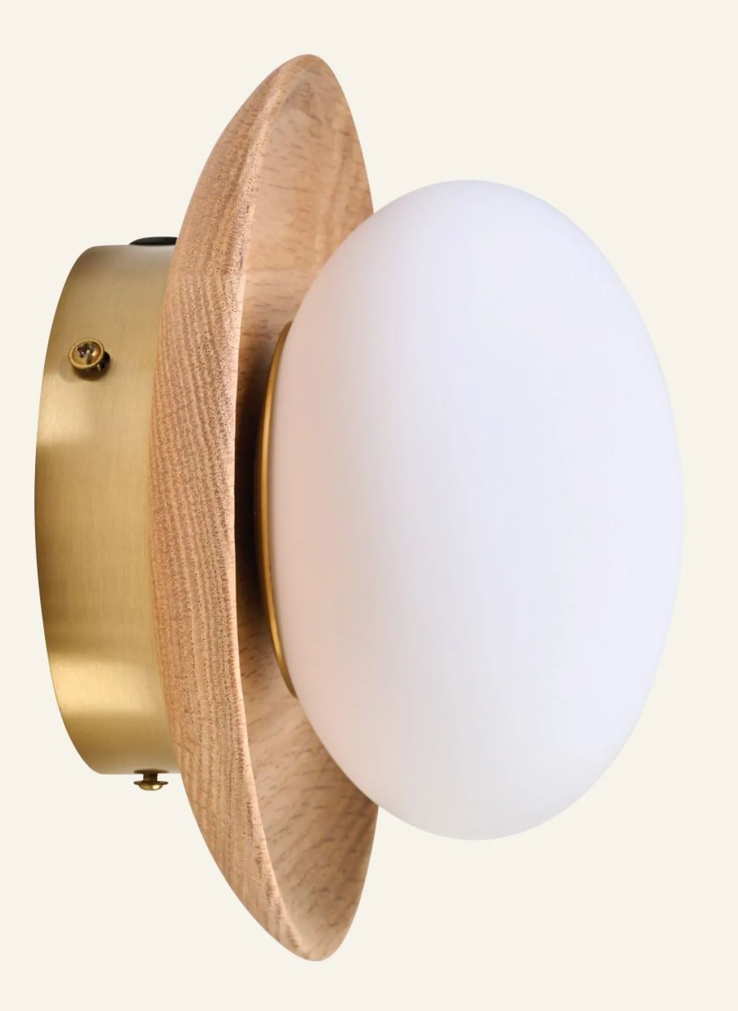 Vägglampa natur - ø20