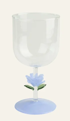 Vinglas blå - 400 ml