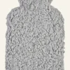 Värmeflaska ljusgrå - 27x37 cm